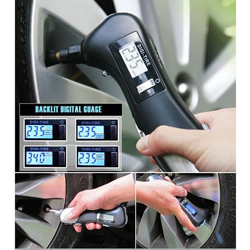 Handy Dandy – Outil Multifonction 9-en-1 avec Manomètre Digital