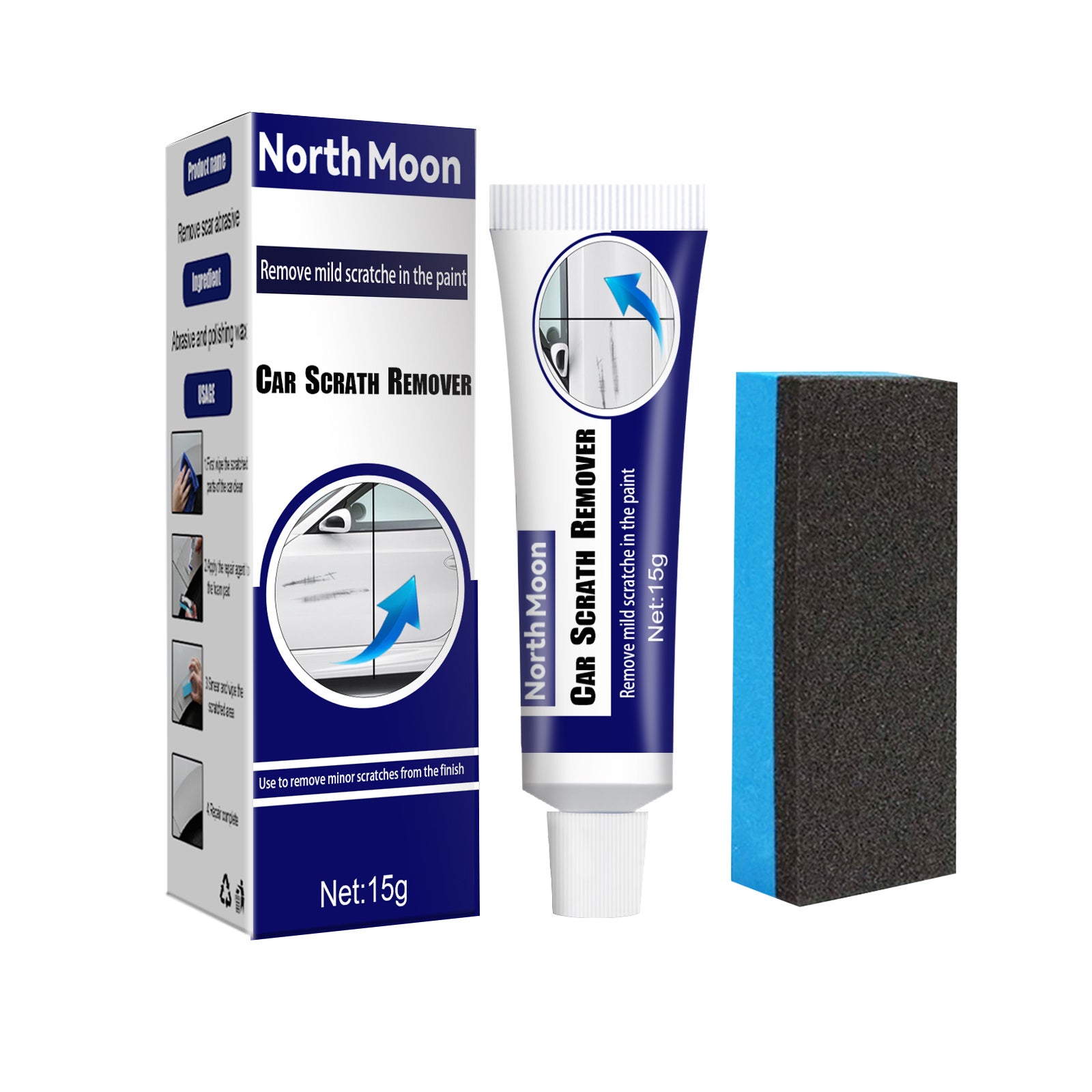 Car Scratch Remover – Effaceur de Rayures avec Cire Polissante