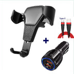 Support de Téléphone Voiture avec Chargeur USB