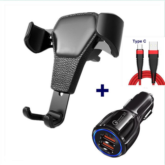 Support de Téléphone Voiture avec Chargeur USB