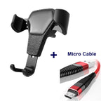 Support de Téléphone Voiture avec Chargeur USB