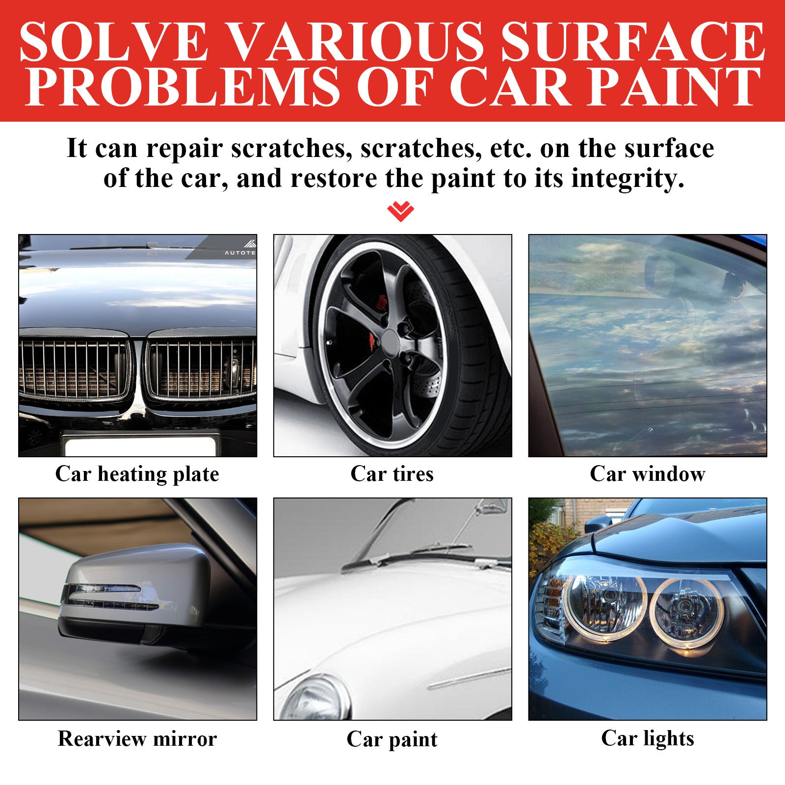Car Scratch Remover – Effaceur de Rayures avec Cire Polissante