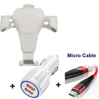Support de Téléphone Voiture avec Chargeur USB