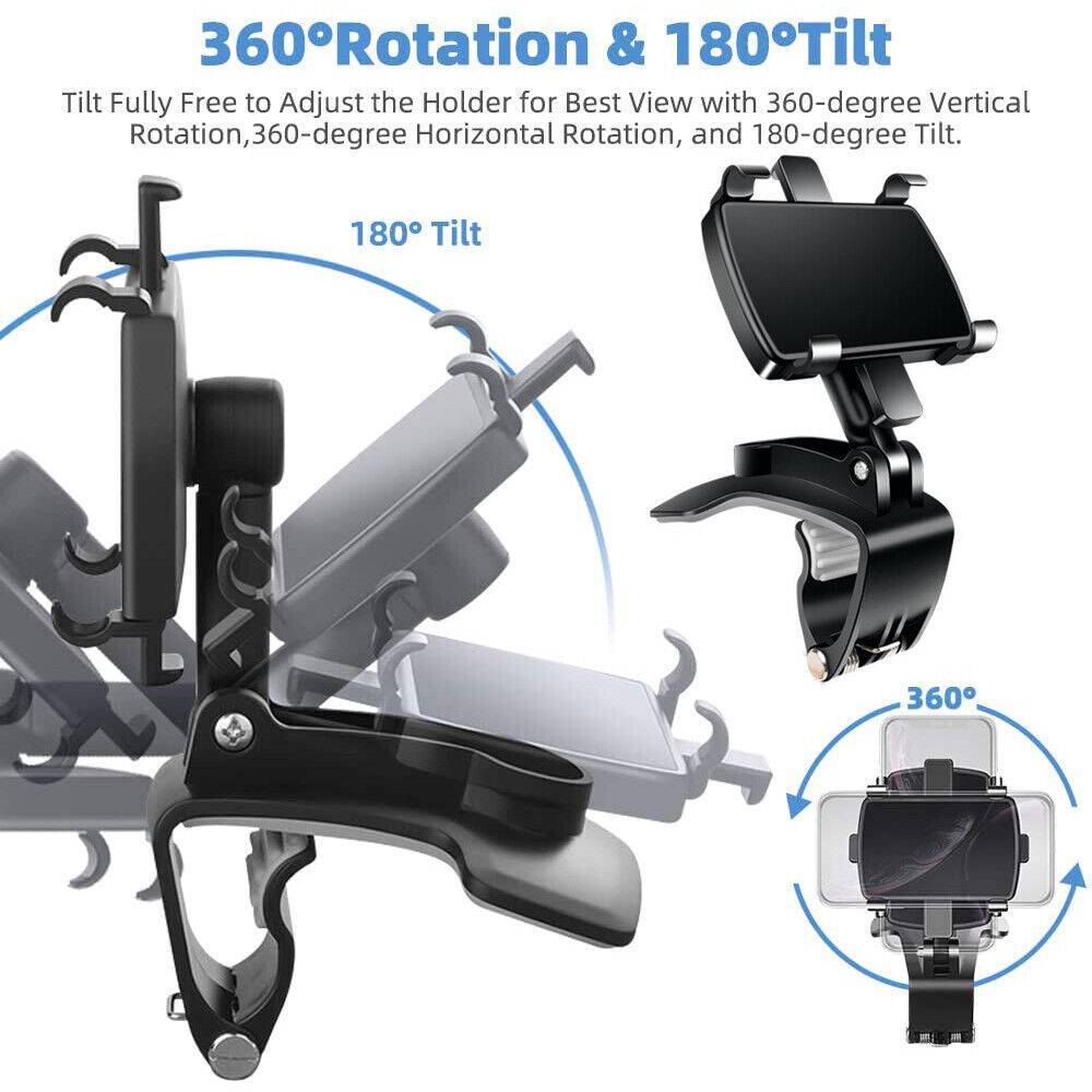 Support Téléphone Universel Voiture 3-en-1