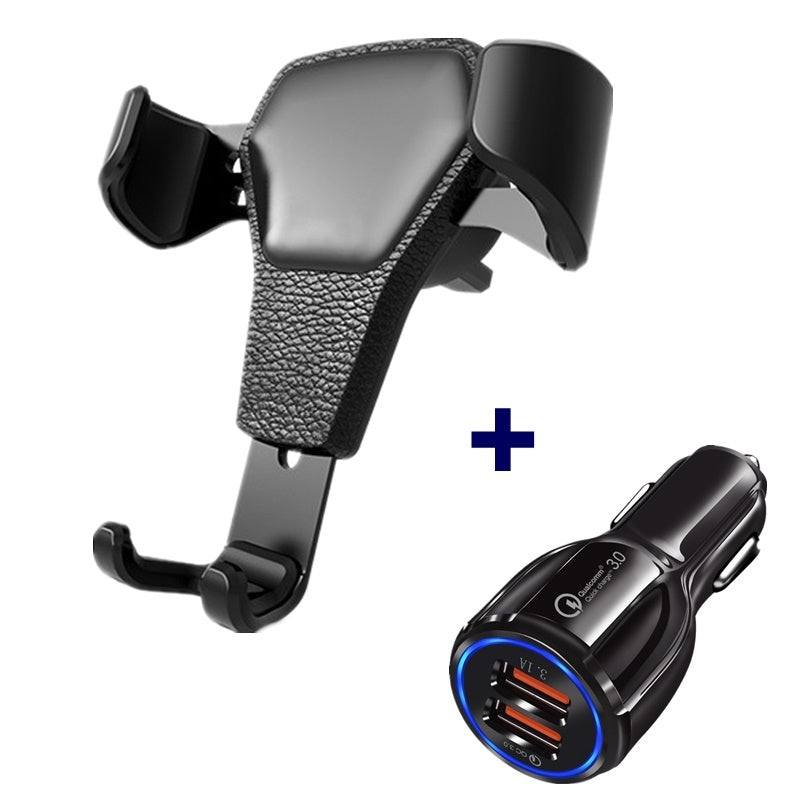 Support de Téléphone Voiture avec Chargeur USB