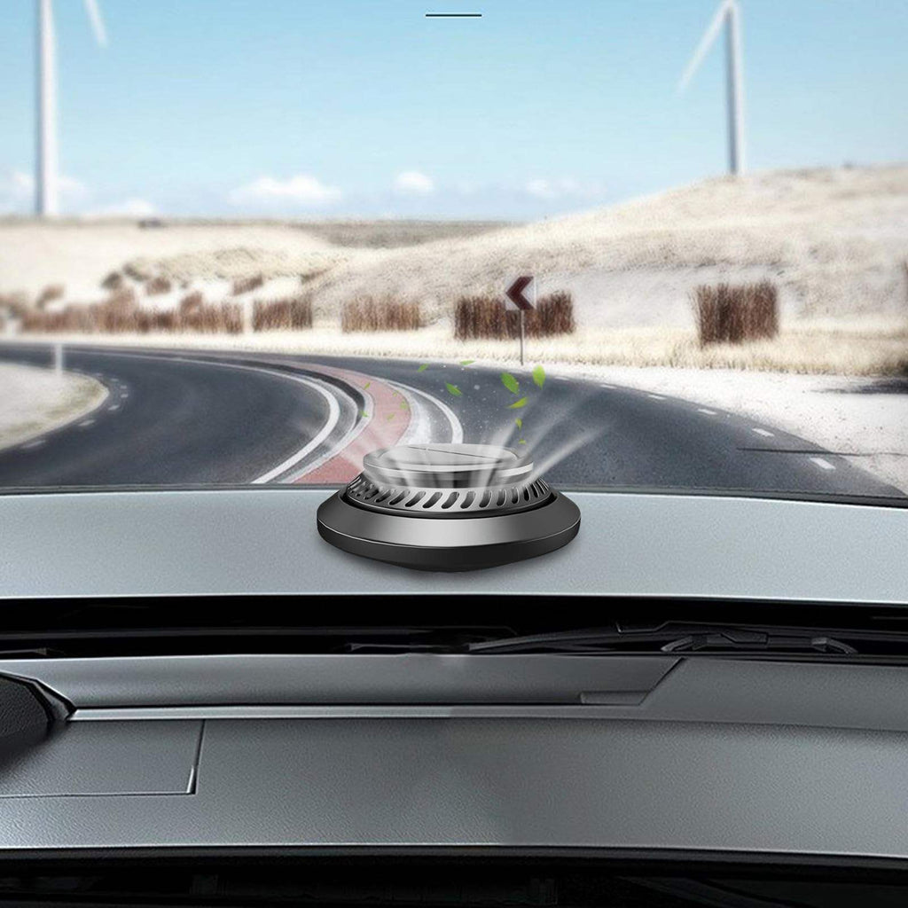 Désodorisant de Voiture Solaire – Diffuseur d’Huiles Essentielles Naturelles