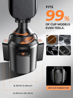 Cup Phone Holder for Car No Shaking Car Phone Holder Mount, 360° Adjustable Car Accessories for Women Truck Jeep, Golf Accessories for Iphone 16E 16 15 14 13 Pro Max Samsung S25 All 4-17'' Phone