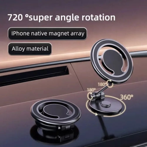 Support Téléphone Magnétique Pliable 360° – Ultra Sécurisé & Compact