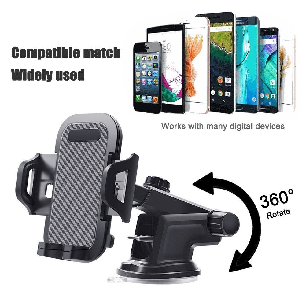 Universal Car Mobile Phone Holder  Windscreen Dashboard GPS Stand Cradle