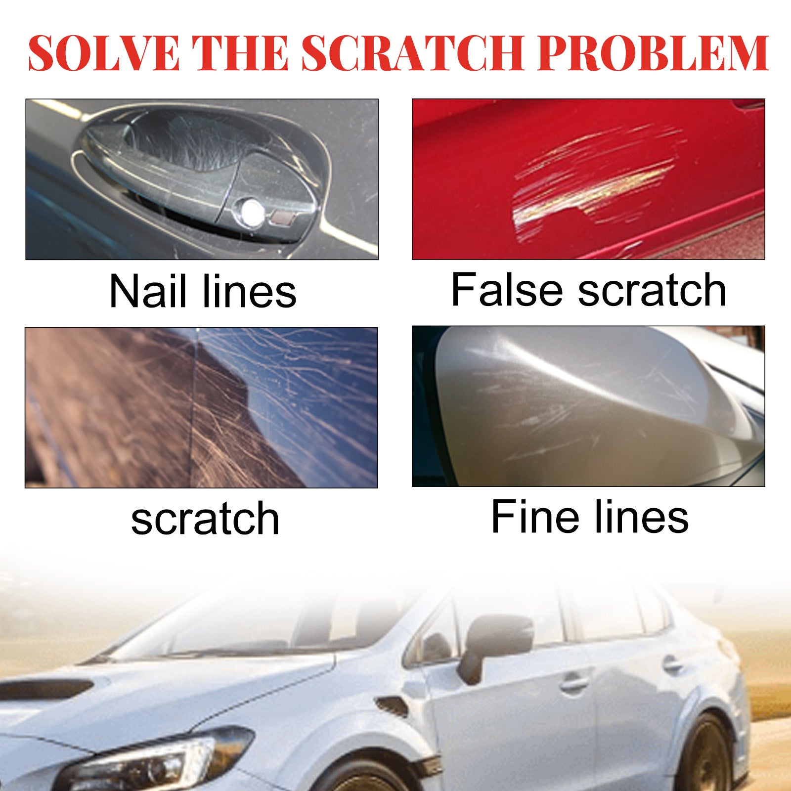 Car Scratch Remover – Effaceur de Rayures avec Cire Polissante