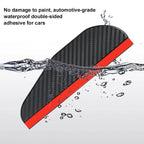 2PCS Carbon Fiber Rearview Mirror Rain Guards - Anti-Glare Sun Visor Cover for Clear Vision, Universal Car Mirror Accessories
