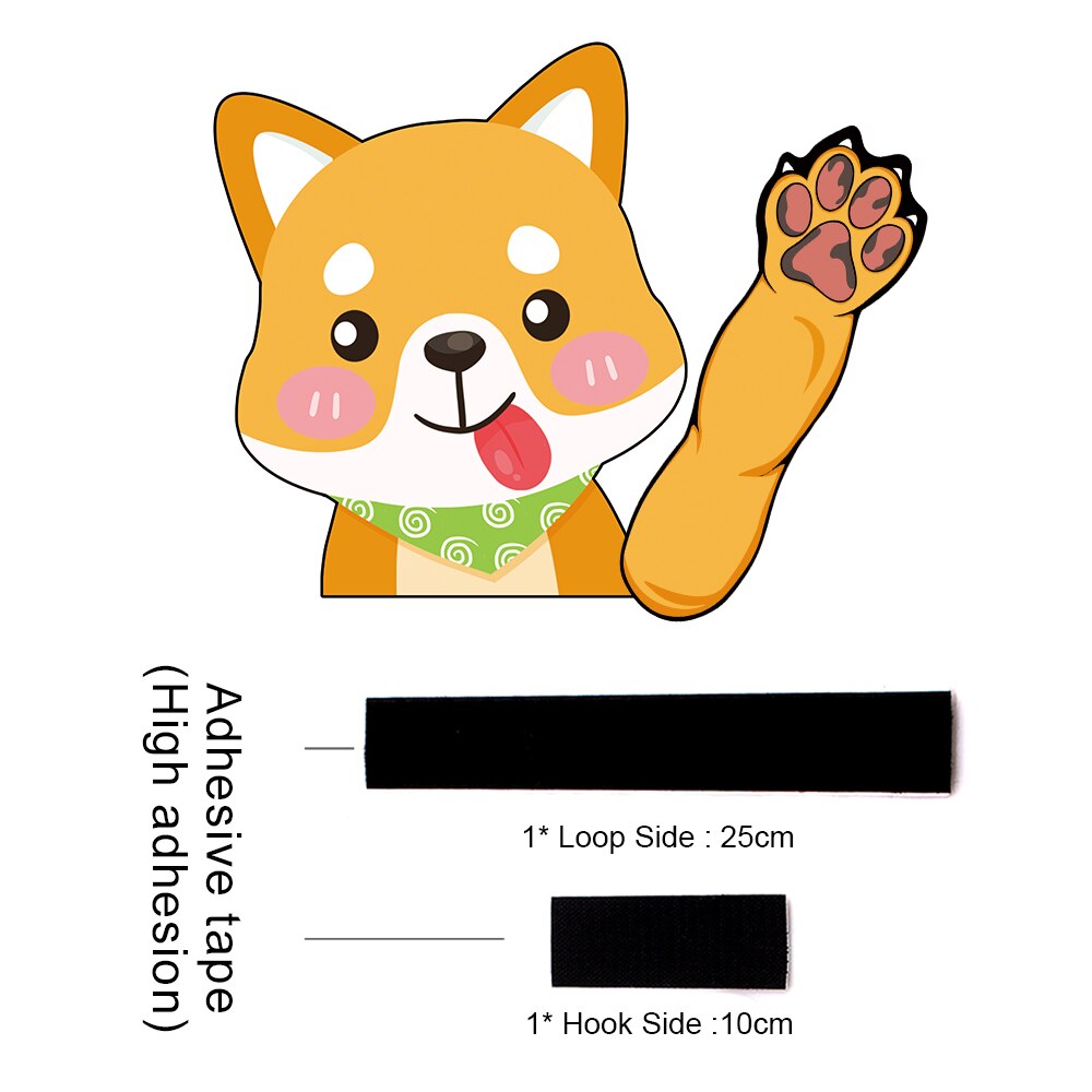 Sticker Essuie-Glace Arrière Animé – Décoration Voiture Créative