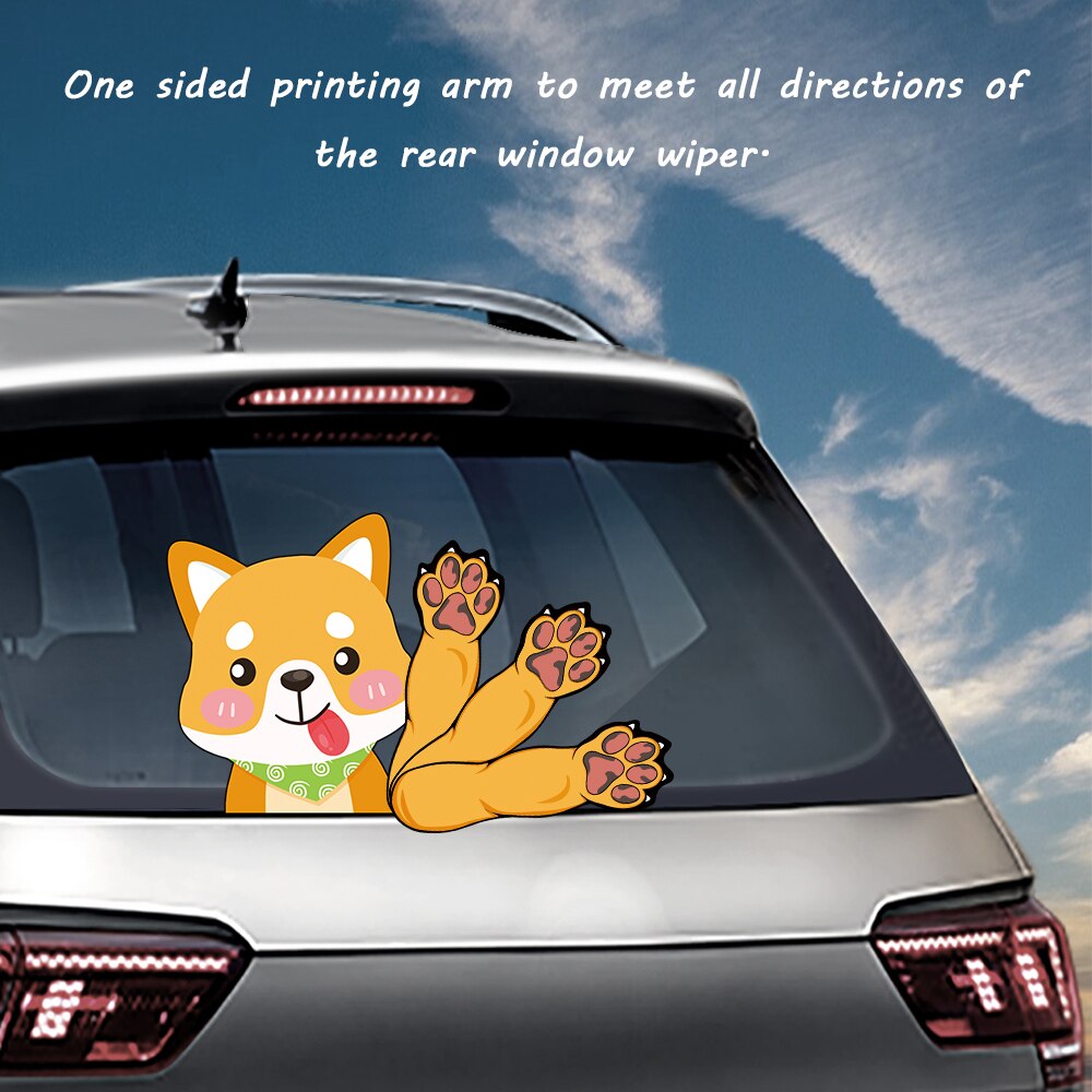 Sticker Essuie-Glace Arrière Animé – Décoration Voiture Créative