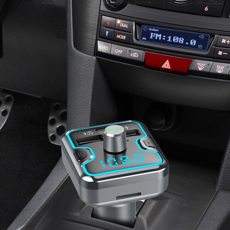 Bluetooth MP3 Player – Transmetteur FM Voiture avec Kit Mains Libres & Double Port USB
