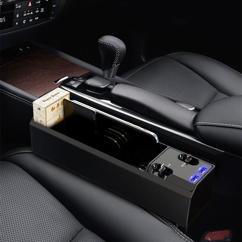 Boîte de Rangement Voiture avec Chargeur Rapide
