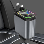 Chargeur Voiture Télescopique avec Éclairage Ciel Étoilé