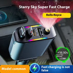 Starry Sky Car Charger – 120W USB-C Ultra Rapide