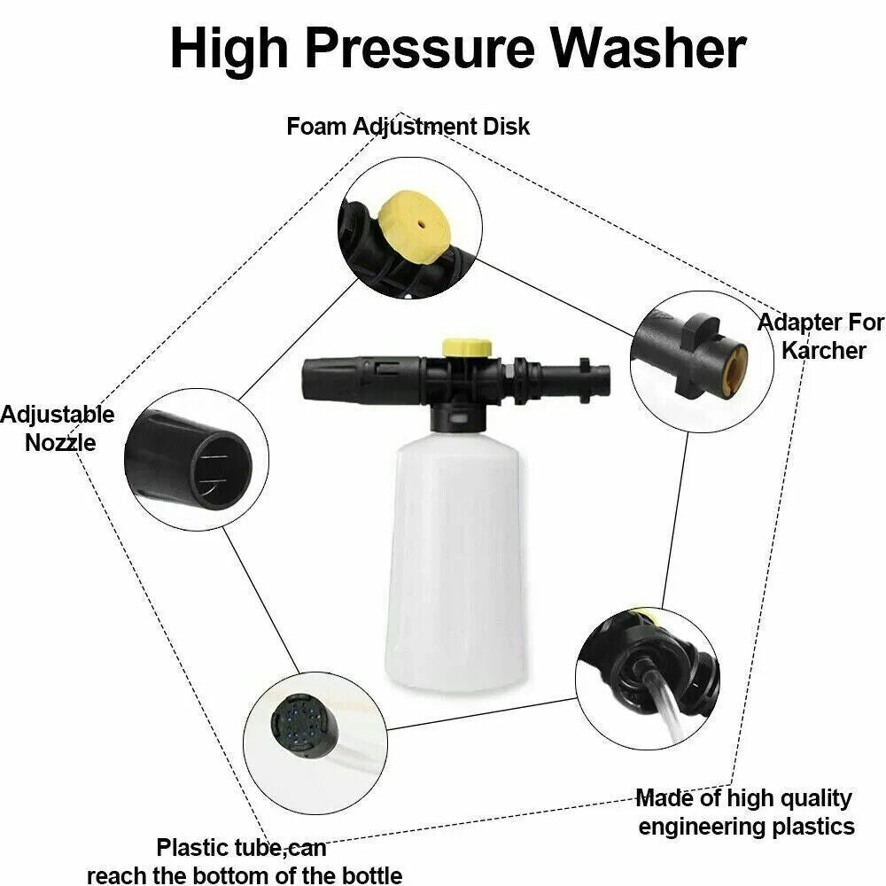 Lance Mousse Haute Pression pour Karcher K2–K7