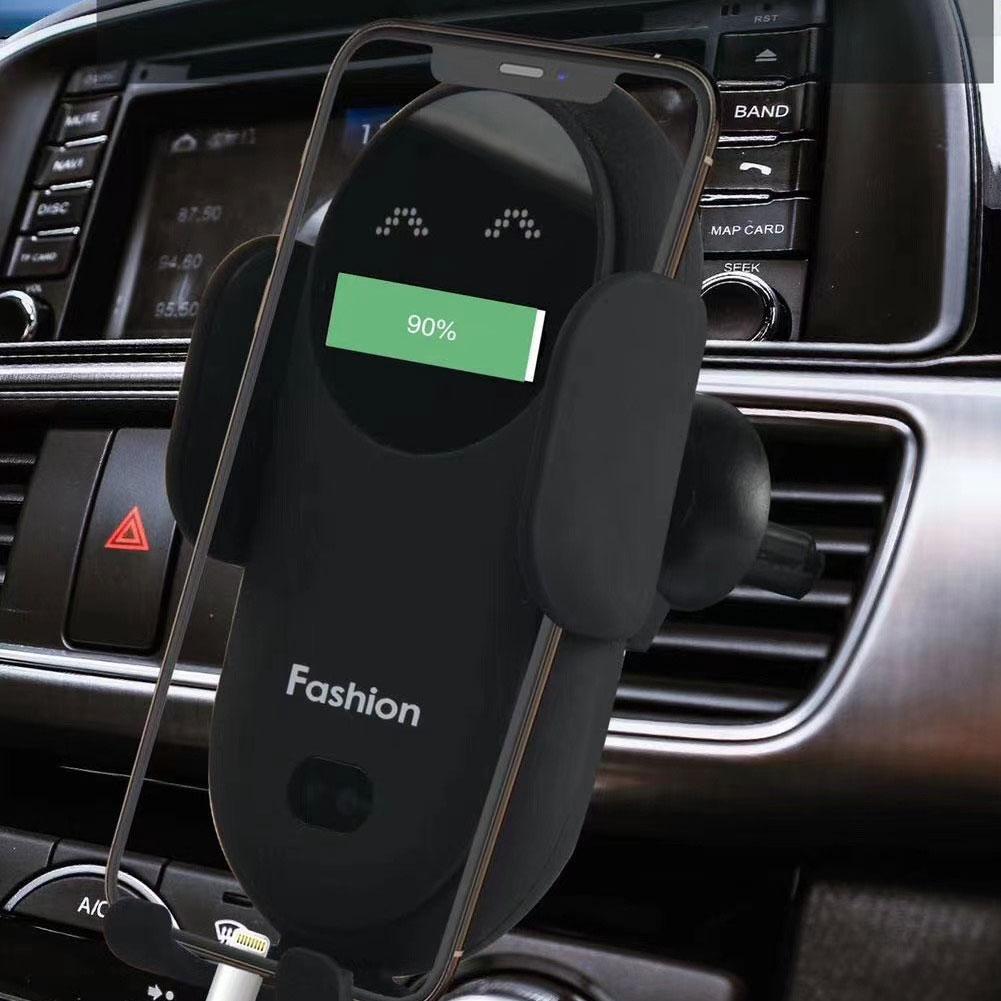 Support Téléphone Voiture avec Chargeur Sans Fil 10W