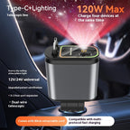Chargeur Voiture Télescopique avec Éclairage Ciel Étoilé
