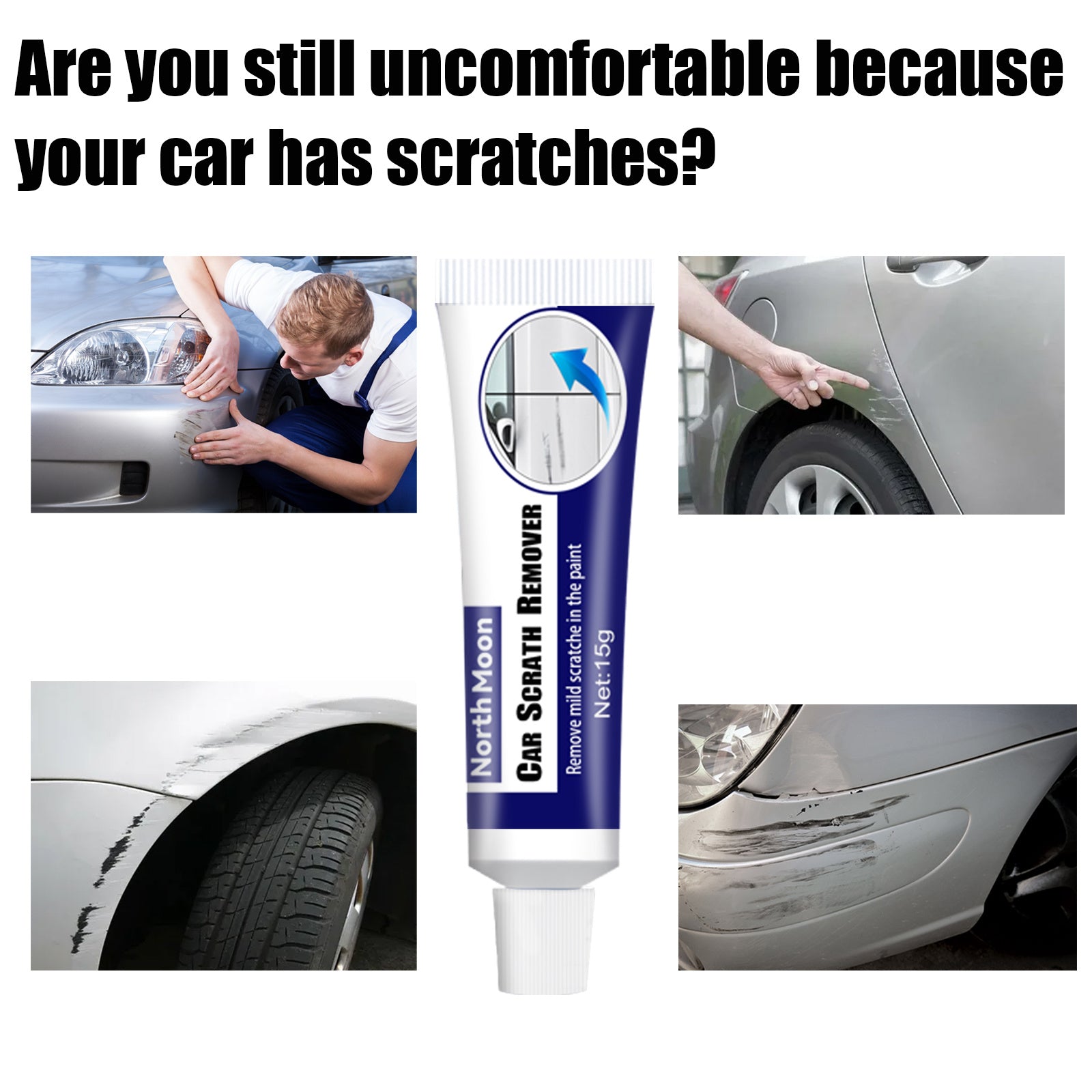 Car Scratch Remover – Effaceur de Rayures avec Cire Polissante